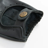 DENTS Delta Men's Classic Leather Driving Gloves - British Racing Green