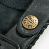 DENTS Delta Men's Classic Leather Driving Gloves - British Racing Green