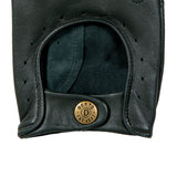 DENTS Delta Men's Classic Leather Driving Gloves - British Racing Green
