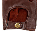 DENTS Delta Men's Classic Leather Driving Gloves - English Tan