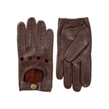 DENTS Delta Men's Classic Leather Driving Gloves - English Tan
