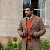 DENTS Delta Men's Classic Leather Driving Gloves - English Tan