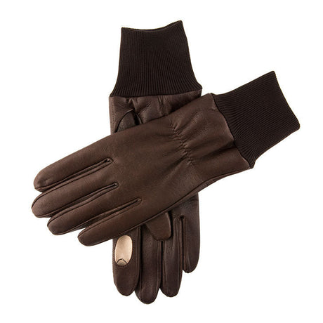 DENTS Regal Heritage Fleece-Lined Leather Shooting Gloves - Mens - Brown Dents