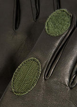 Load image into Gallery viewer, DENTS Royale Heritage Silk-Lined Leather Shooting Gloves - Mens - Olive
