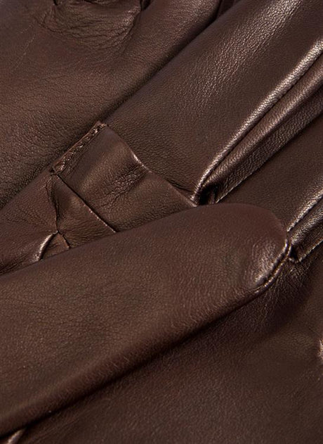 DENTS Royale Heritage Silk-Lined Leather Shooting Gloves - Mens - Brown Dents