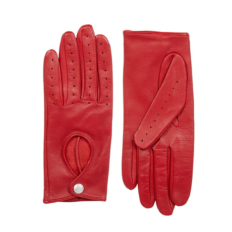 DENTS Thruxton Leather Driving Gloves - Ladies - Berry Dents