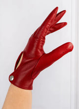 Load image into Gallery viewer, DENTS Thruxton Leather Driving Gloves - Ladies - Berry
