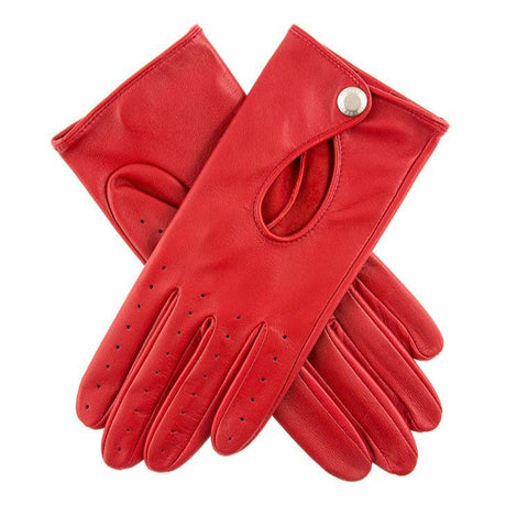 DENTS Thruxton Leather Driving Gloves - Ladies - Berry Dents