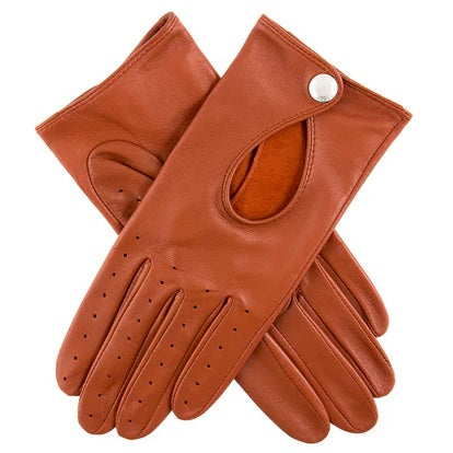 DENTS Thruxton Leather Driving Gloves - Ladies - Cognac