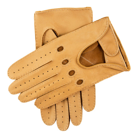 DENTS Winchester Deerskin Driving Gloves - Mens Unlined - Chamois Dents