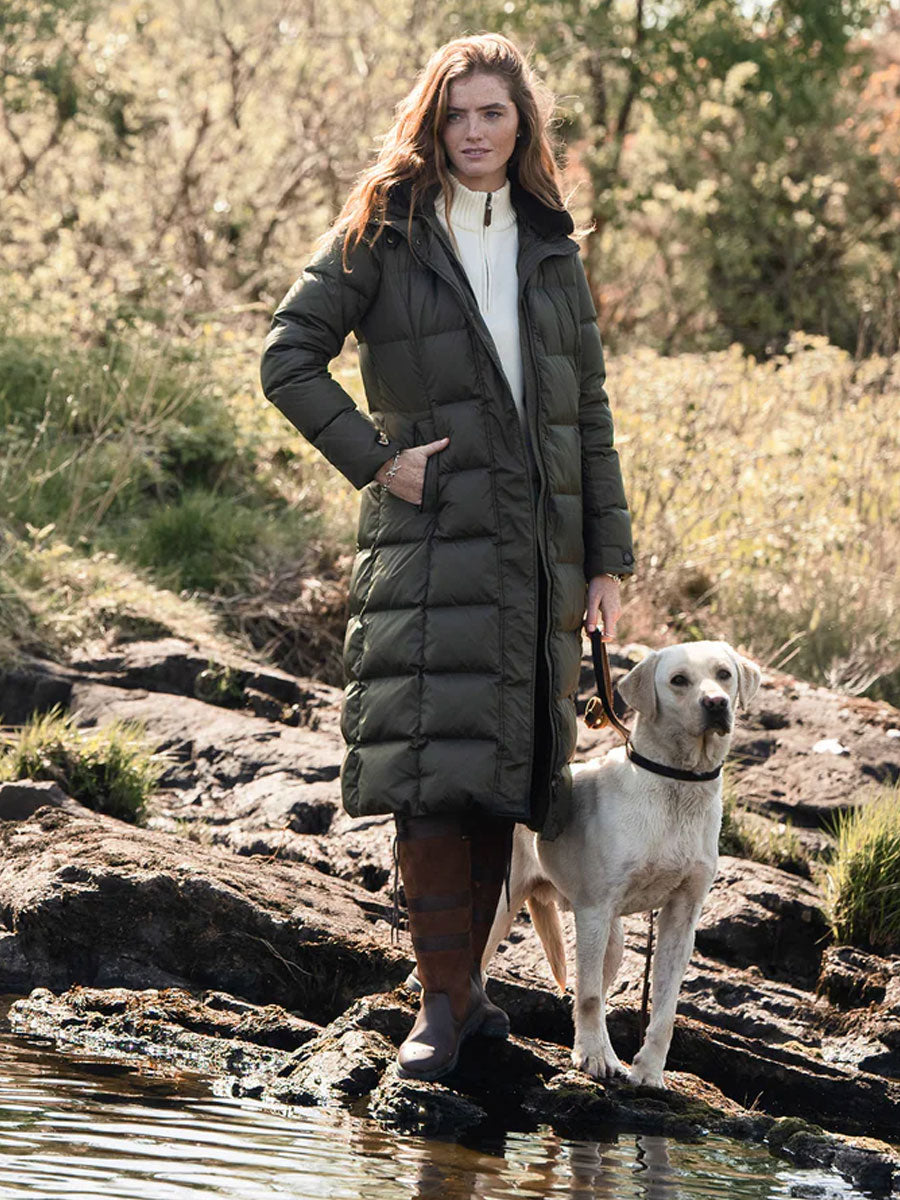 DUBARRY Aldborough Full Length Down Jacket - Women's - Olive