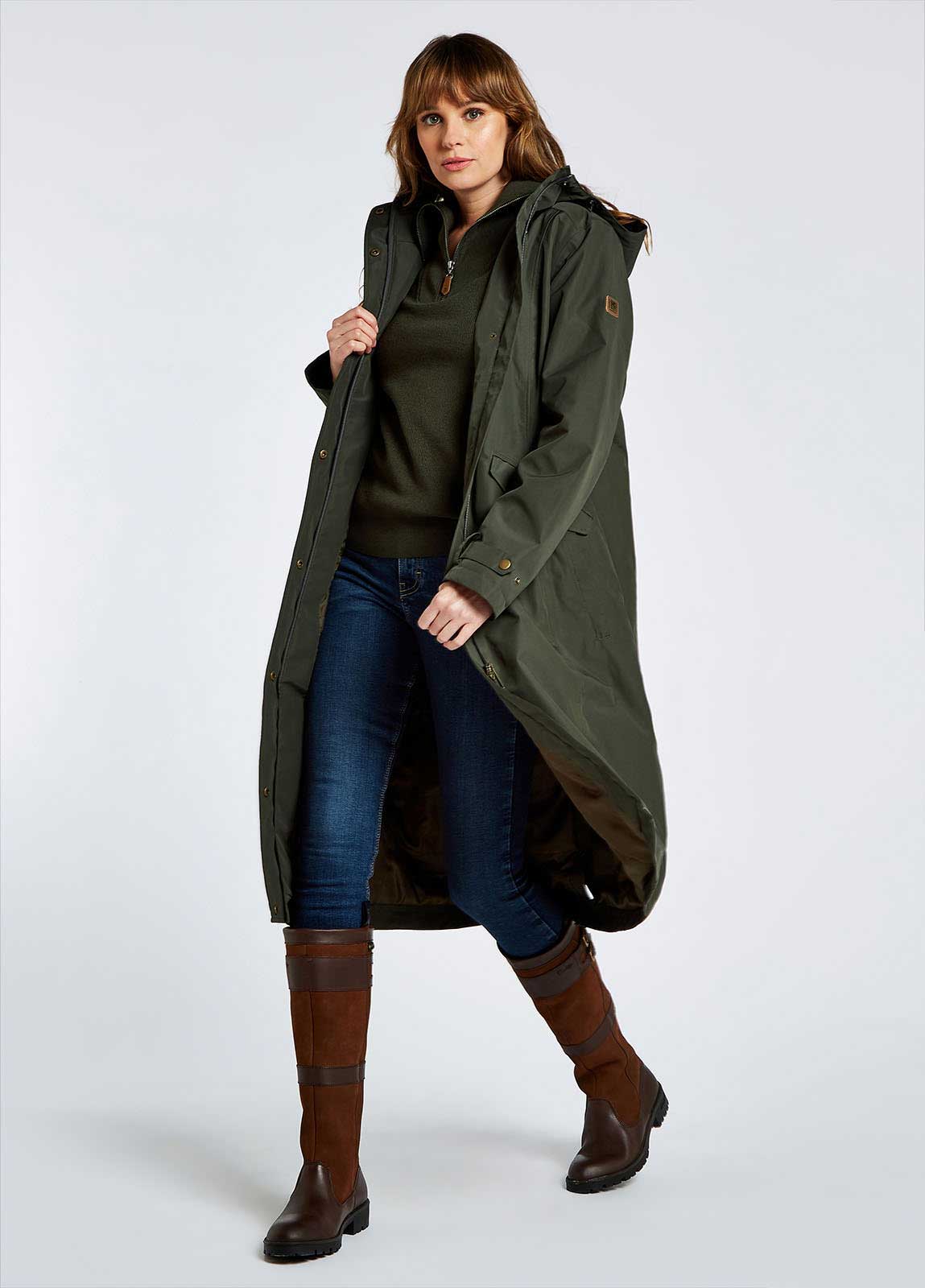 DUBARRY Alderford Waterproof Coat - Women's - Pesto