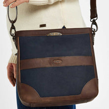 Load image into Gallery viewer, DUBARRY Ardmore Leather Handbag - Women&#39;s - Navy &amp; Brown
