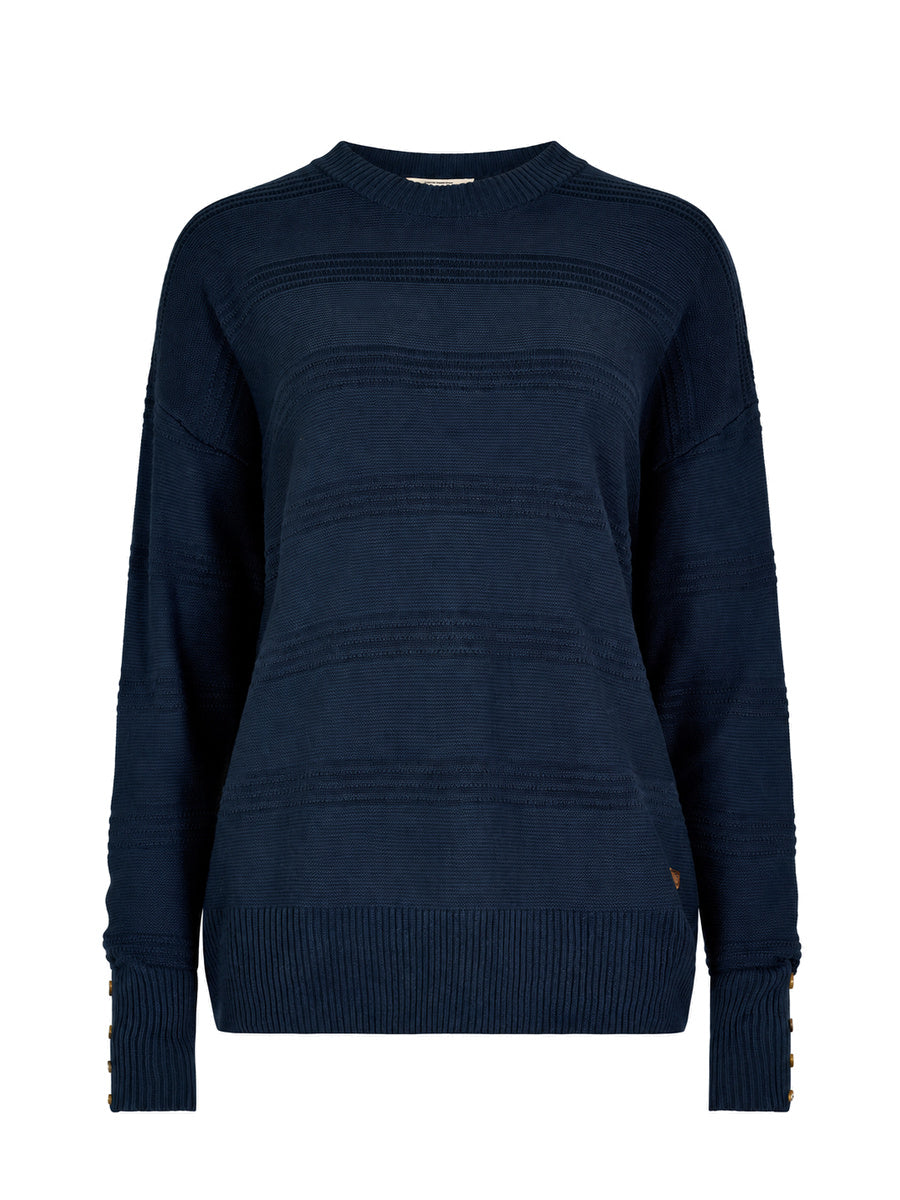 DUBARRY Ashfield Crew Neck Jumper - Ladies - Navy