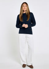 DUBARRY Ashfield Crew Neck Jumper - Ladies - Navy