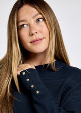 DUBARRY Ashfield Crew Neck Jumper - Ladies - Navy