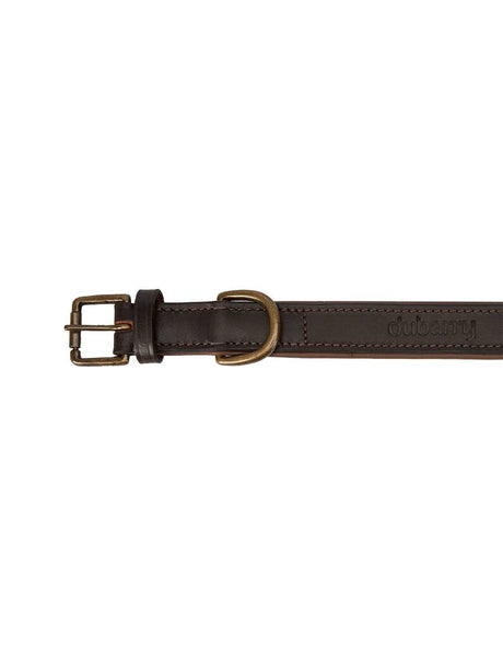 DUBARRY Axel Leather Dog Collar - Mahogany