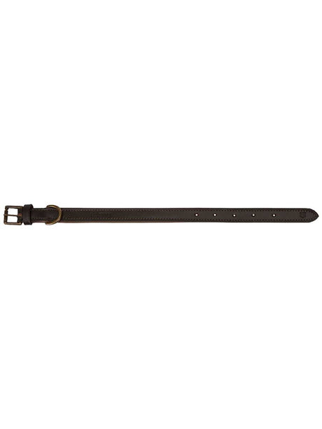 DUBARRY Axel Leather Dog Collar - Mahogany