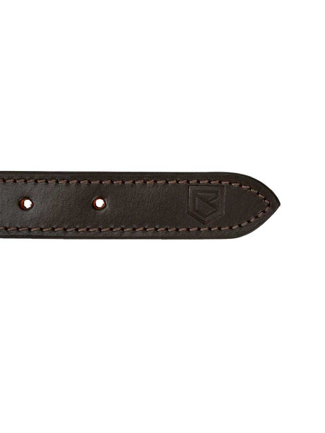 DUBARRY Axel Leather Dog Collar - Mahogany