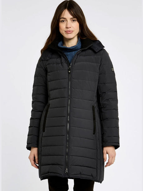 DUBARRY Ballybrophy Long Quilted Jacket - Women's - Charcoal