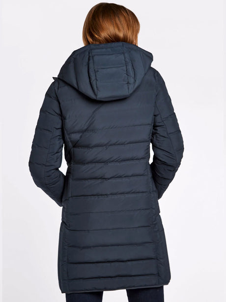 DUBARRY Ballybrophy Long Quilted Jacket - Women's - Navy