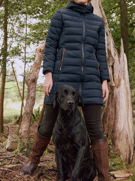 DUBARRY Ballybrophy Long Quilted Jacket - Women's - Navy