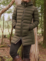 DUBARRY Ballybrophy Long Quilted Jacket - Women's - Olive