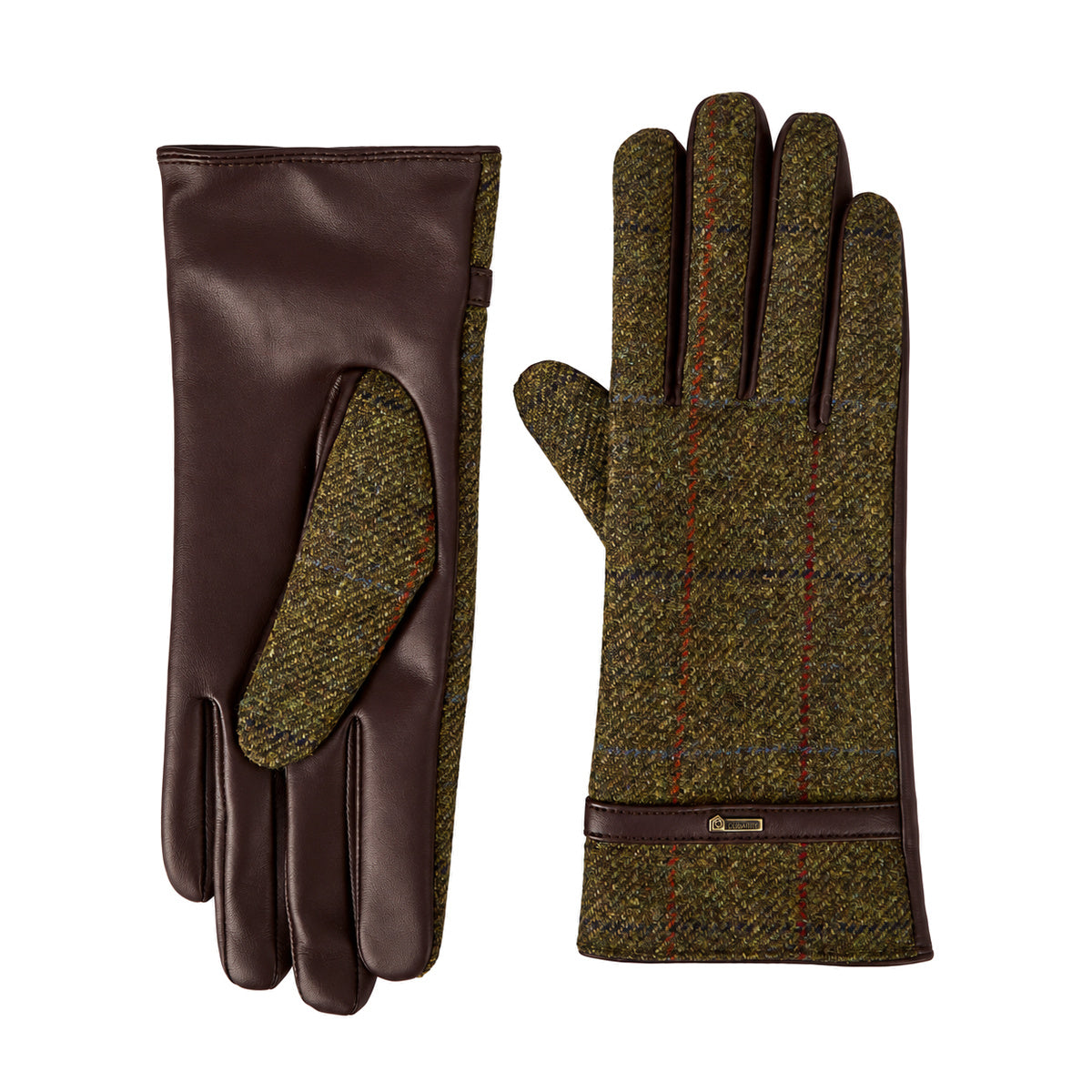 DUBARRY Ballycastle Tweed & Leather Gloves - Ladies - Thornwood