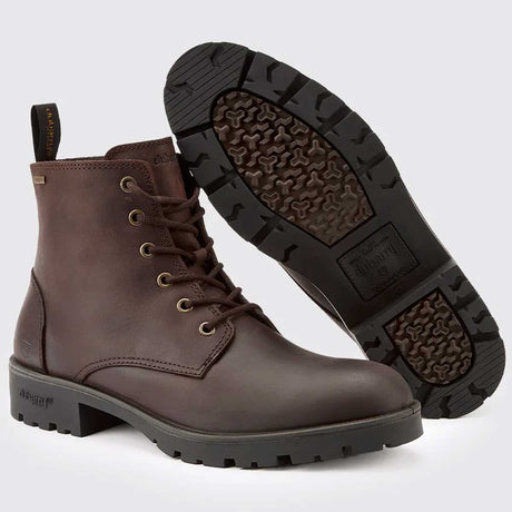 DUBARRY Ballywater Laced Ankle Boots - Mens - Old Rum