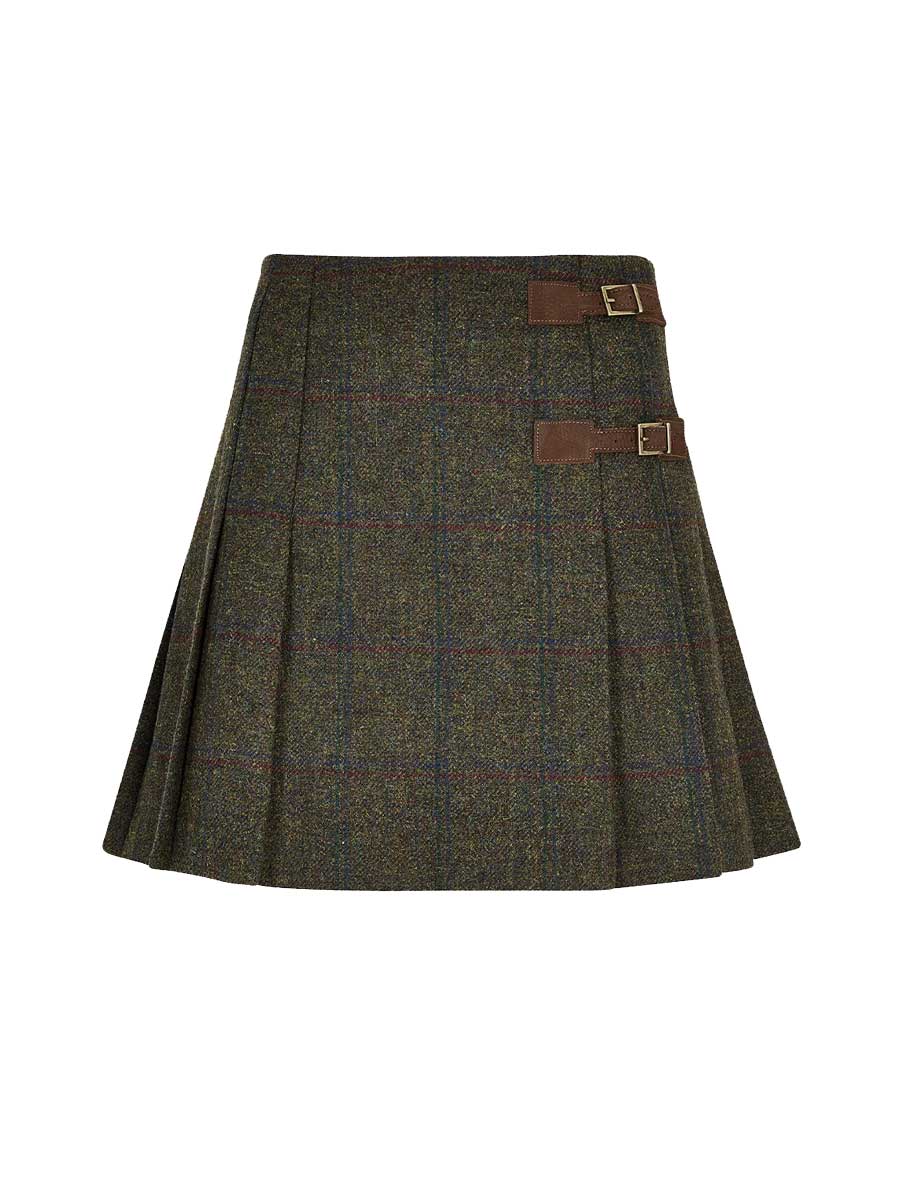 DUBARRY Blossom Ladies Tweed Skirt - Hemlock