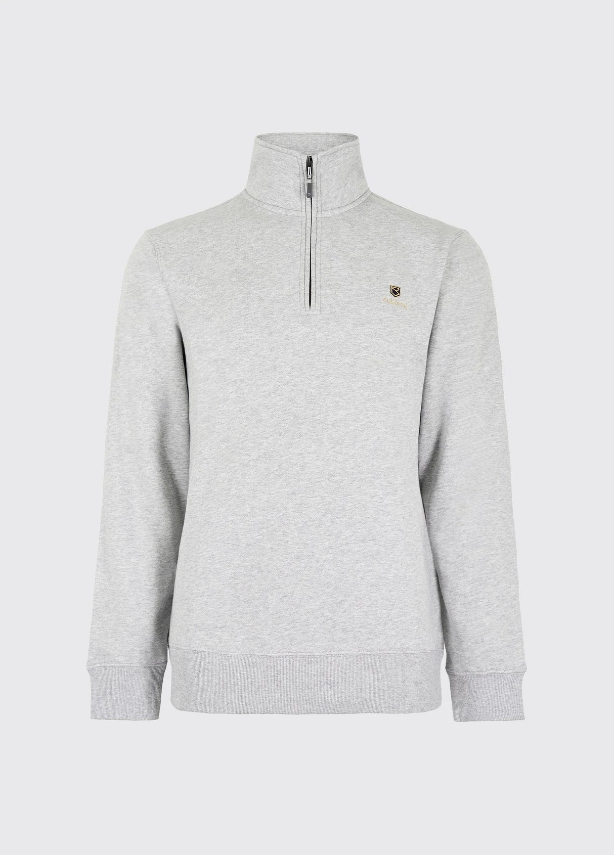 DUBARRY Boyce Zip Neck Sweater - Men’s - Grey Marl