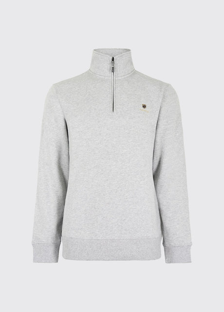 DUBARRY Boyce Zip Neck Sweater - Men’s - Grey Marl