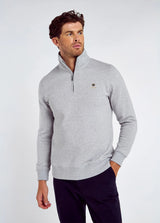 DUBARRY Boyce Zip Neck Sweater - Men’s - Grey Marl