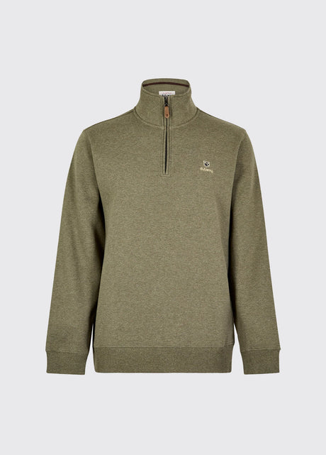 DUBARRY Boyce Zip Neck Sweater - Men’s - Kelp