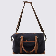 Load image into Gallery viewer, DUBARRY Brittas Wax Cotton Holdall - Navy
