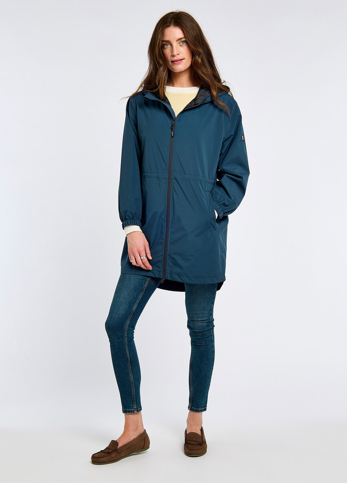 DUBARRY Brookside Waterproof Rain Mac - Ladies - Atlantic