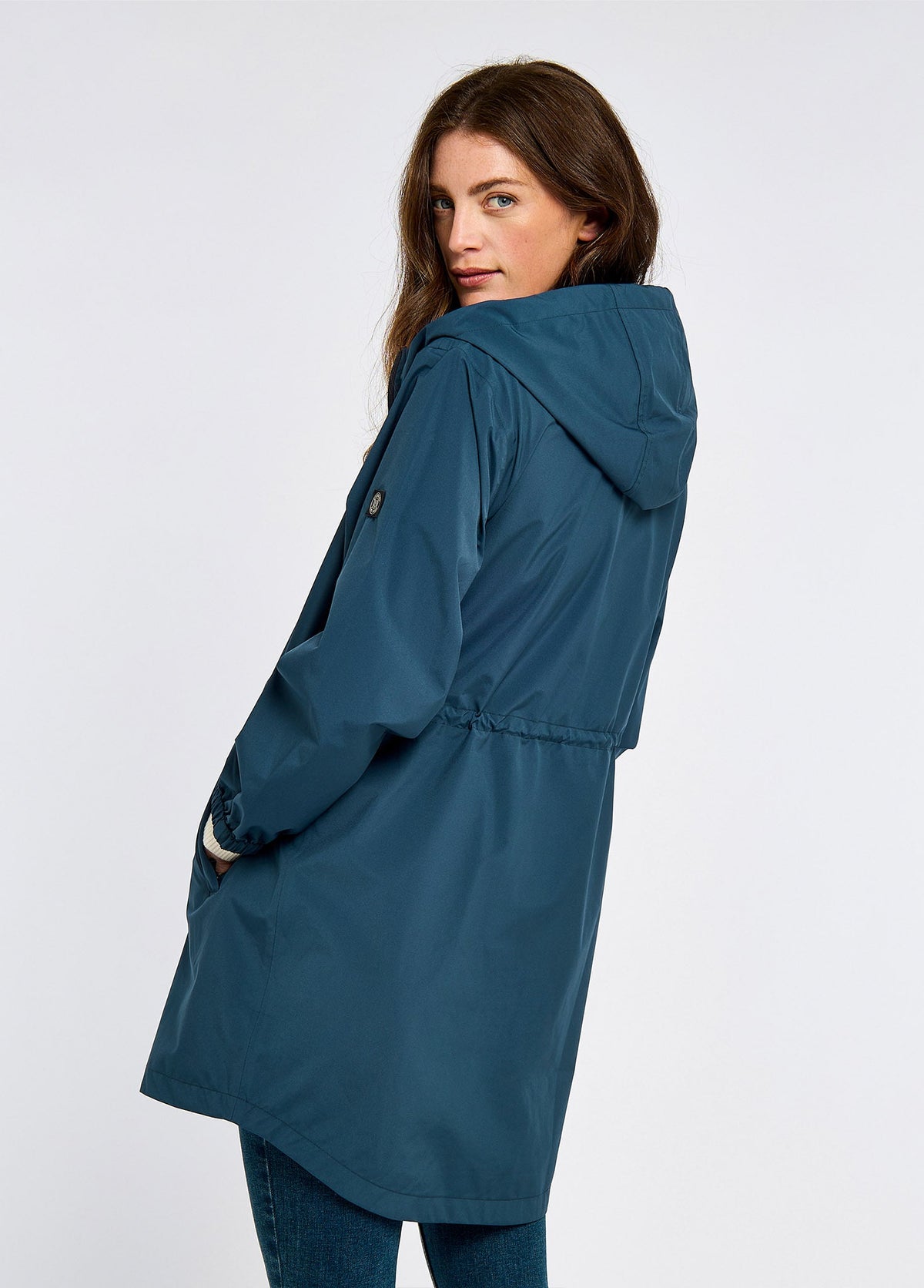DUBARRY Brookside Waterproof Rain Mac - Ladies - Atlantic