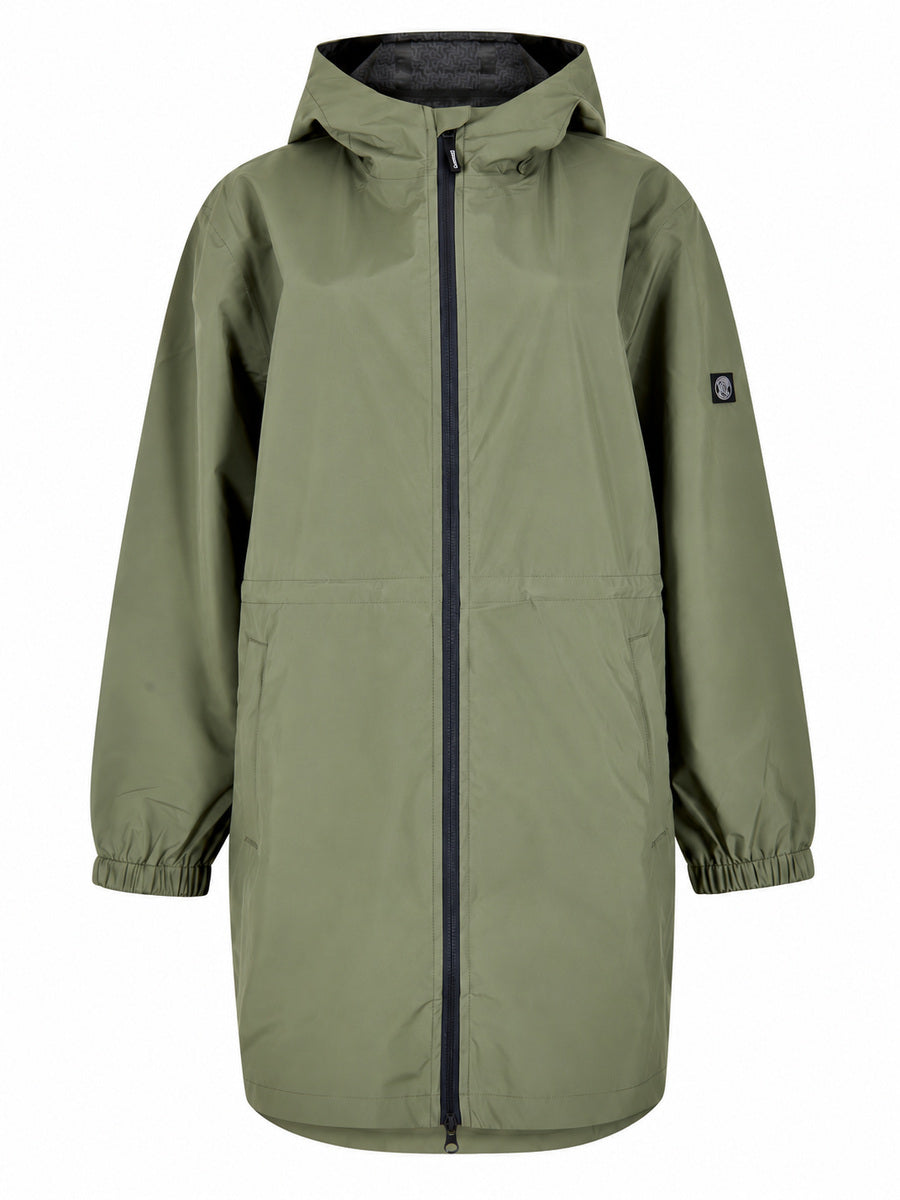 DUBARRY Brookside Waterproof Rain Mac - Ladies - Kelp