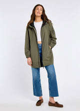 DUBARRY Brookside Waterproof Rain Mac - Ladies - Kelp