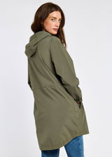 DUBARRY Brookside Waterproof Rain Mac - Ladies - Kelp