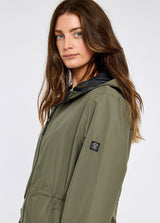 DUBARRY Brookside Waterproof Rain Mac - Ladies - Kelp