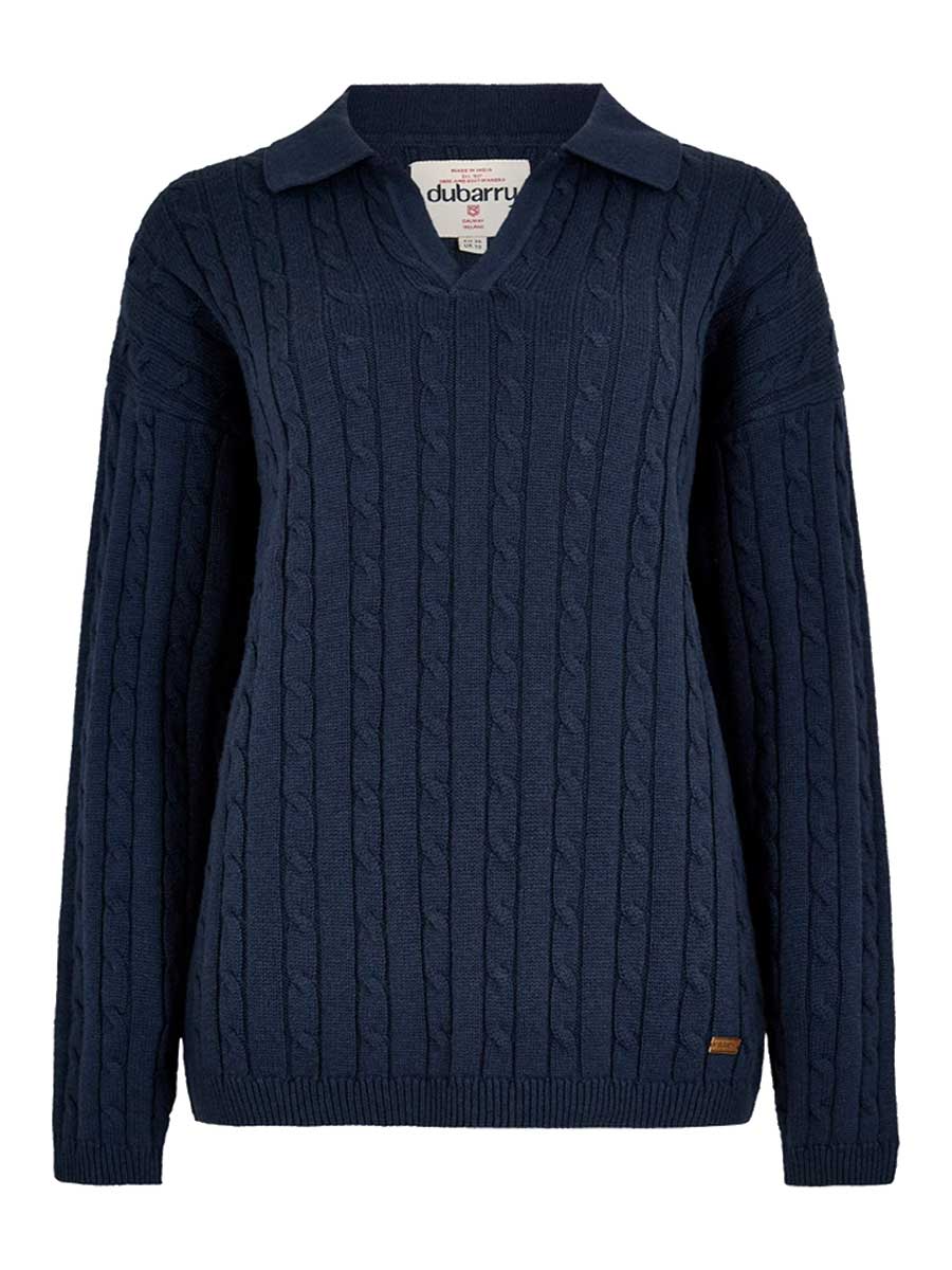 DUBARRY Brownville Cable Knit Jumper - Womens - Navy