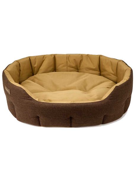 DUBARRY Buster Tweed Reversible Dog Bed - Mocha
