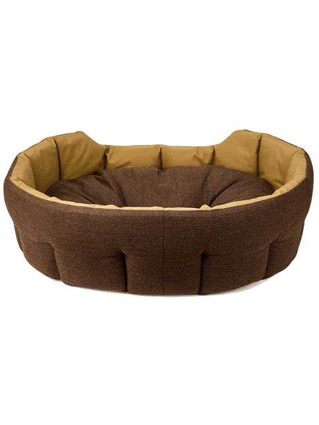 DUBARRY Buster Tweed Reversible Dog Bed - Mocha