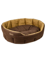 DUBARRY Buster Tweed Reversible Dog Bed - Mocha