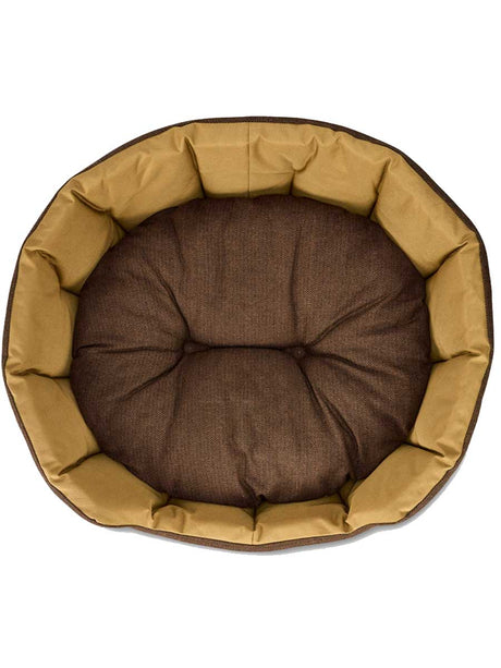 DUBARRY Buster Tweed Reversible Dog Bed - Mocha