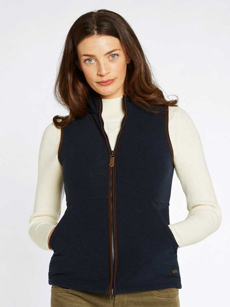 DUBARRY Carbury Fleece Gilet - Womens - Navy