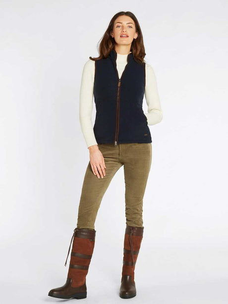 DUBARRY Carbury Fleece Gilet - Womens - Navy