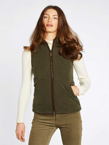 DUBARRY Carbury Fleece Gilet - Womens - Olive