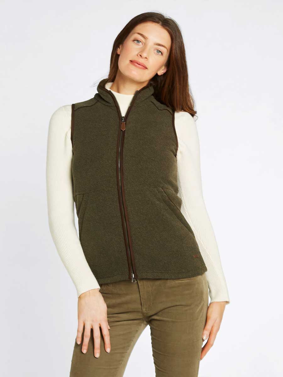 DUBARRY Carbury Fleece Gilet - Womens - Olive